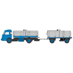 Ree Modeles CB 100 Camion Panhard Movic, Citerne à Vin + Remorque (Bleu et Gris) Ree Modeles CB-100 - 2