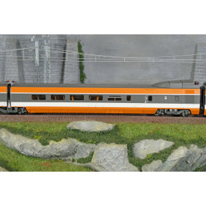 Ree Modeles TGV004 Set de 7 éléments TGV RECORD du MONDE 380Km/h N°16, SNCF Ree Modeles TGV-004 - 7