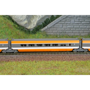 Azar T01-OR1A Coffret TGV Paris Sud-Est (PSE), record du monde, SNCF, orange, échelle Z AZAR Models AZAR_T01-OR1A - 5