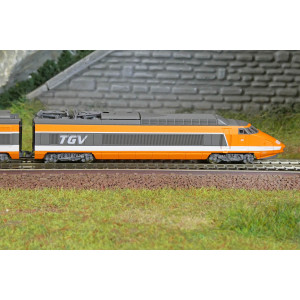 Azar T01-OR1A Coffret TGV Paris Sud-Est (PSE), record du monde, SNCF, orange, échelle Z AZAR Models AZAR_T01-OR1A - 6