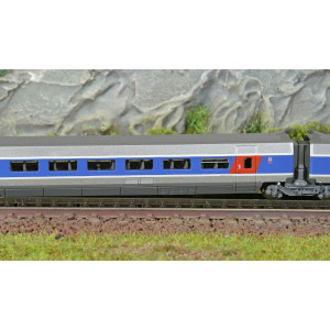Azar T01-AB2 Set de 3 voitures supplémentaires TGV Paris Sud-Est (PSE), SNCF, Atlantique, échelle Z AZAR Models AZAR_T01-AB2 - 2