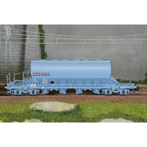 Jouef HJ6230 Set de 2 wagons trémies à bogies Taoos, livrés bleus, NACCO Jouef HJ6230 - 4