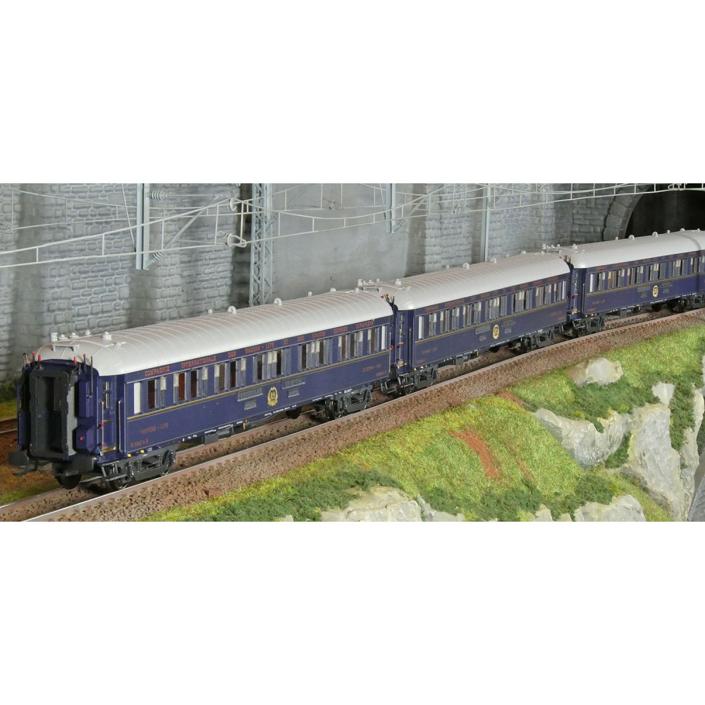 Models Word 1006-1 Set de 3 voitures-lits Bombay Express, CIWL, WL S2, éclairées Models World MW_1006-1 - 1