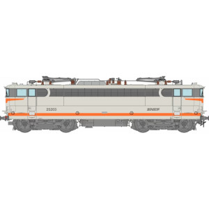 Ree Modeles MB254 Locomotive électrique BB 25203, SNCF, Livrée béton, VÉNISSIEUX logo nouilles, digital sonore, pantographes Ree