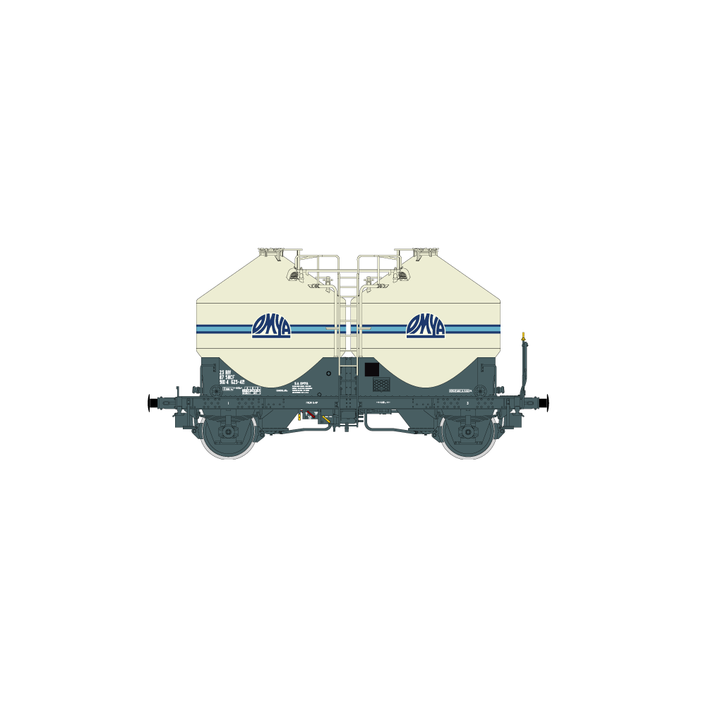R37 HO43113 Wagons cimentier, OMYA, ep. IV Rail 37 - R37 R37_HO43113 - 1