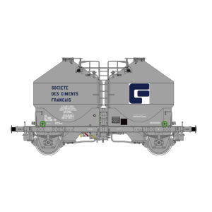 R37 HO43114 Wagons cimentier, Sté DES CIMENTS FRANCAIS, ep. IV Rail 37 - R37 R37_HO43114 - 1