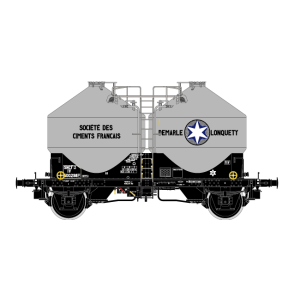 R37 HO43117 Wagons cimentier, DEMARLE LONQUETY, ep. III Rail 37 - R37 R37_HO43117 - 1