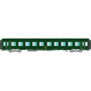 R37 HO42501 Voiture voyageurs USI, B10t, bogies Y16, soufflets, Batignolles, éclairée Rail 37 - R37 R37_HO42501 - 3