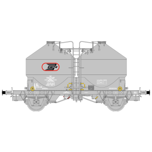 R37 HO43125 Wagons cimentier, SMTS, ep. IV Rail 37 - R37 R37_HO43125 - 1