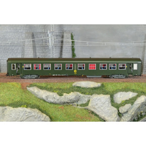 R37 HO42513 Voiture voyageurs USI, B10t 8.4215, bogies Y24, chauffage autonome Avialex, Batignolles Rail 37 - R37 R37_HO42513 - 