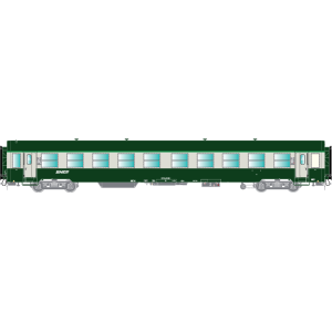 R37 HO42504 Voiture voyageurs USI, B10t, bogies Y16, Inter-circulation UIC, Marseille, éclairée Rail 37 - R37 R37_HO42504 - 1