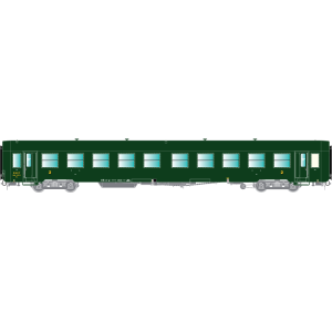 R37 HO42507 Voiture voyageurs USI, Bmyfi 8.3102, bogies Y16, chauffage autonome Avialex, Batignolles, éclairée Rail 37 - R37 R37