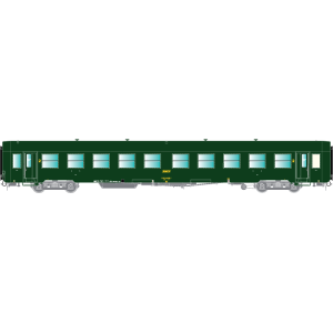 R37 HO42508 Voiture voyageurs USI, B10t, bogies Y16, chauffage autonome Avialex, Batignolles, éclairée Rail 37 - R37 R37_HO42508