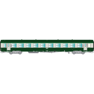 R37 HO42509 Voiture voyageurs USI, B10t, bogies Y16, chauffage autonome Avialex, Batignolles, éclairée Rail 37 - R37 R37_HO42509