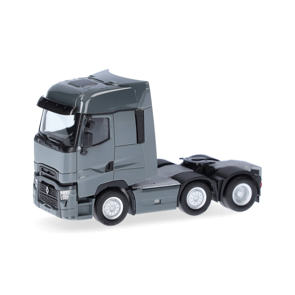 Herpa 315104-004 Camion Tracteur Renault T facelift 6x2, gris Herpa HERPA_315104-004 - 1