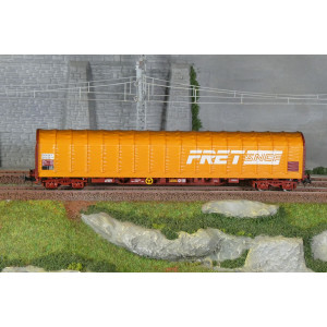 Jouef HJ6315 Wagon bâché à bogies type Rils, FRET, SNCF, livré orange Jouef HJ6315 - 2