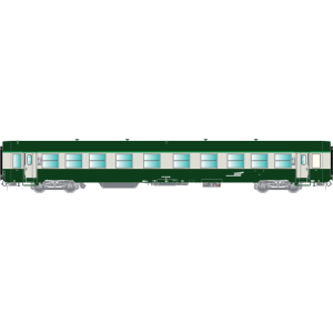 R37 HO42517 Voiture voyageurs USI, B10t, bogies Y24, Dijon, éclairée Rail 37 - R37 R37_HO42517 - 1