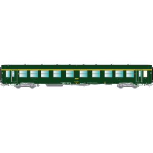 R37 HO42519B Voiture voyageurs USI, A4t4, bogies Y24, chauffage autonome Avialex, Toulouse, éclairée Rail 37 - R37 R37_HO42519B 