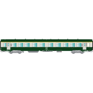 R37 HO42520 Voiture voyageurs USI, A4t4, bogies Y24, Sotteville, éclairée Rail 37 - R37 R37_HO42520 - 1