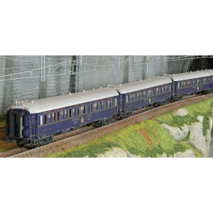 Models Word 1006-1 Set de 3 voitures-lits Bombay Express, CIWL, WL S2, éclairées Models World MW_1006-1 - 1
