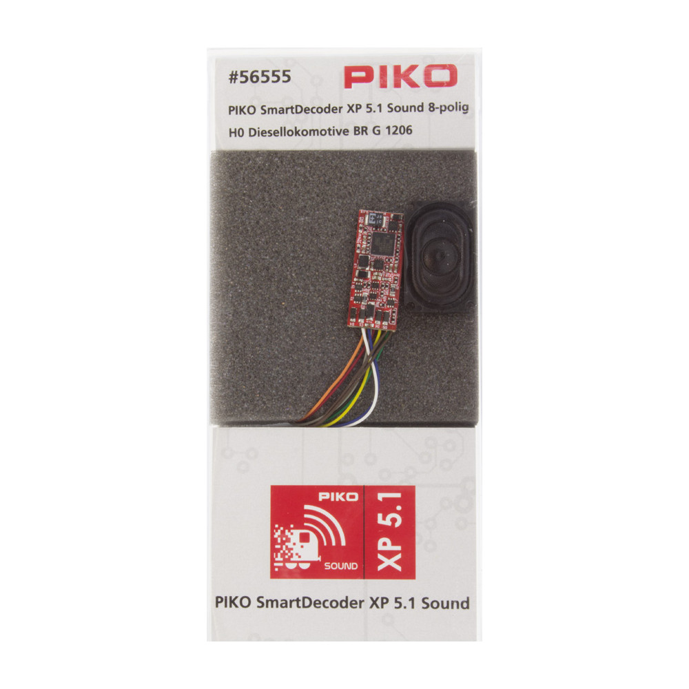 Piko 56555 Décodeur sonore SmartDecoder XP 5.1, 8 broches, pour locomotive G1206 Piko Piko_56555 - 1