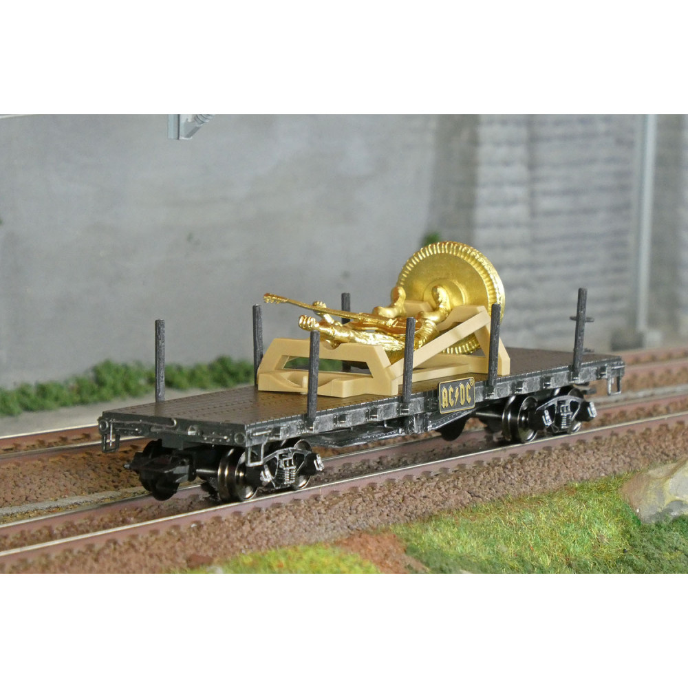 Marklin 48837 Wagon plat "Stiff Upper Lip", AC/DC Marklin Marklin_48837 - 1