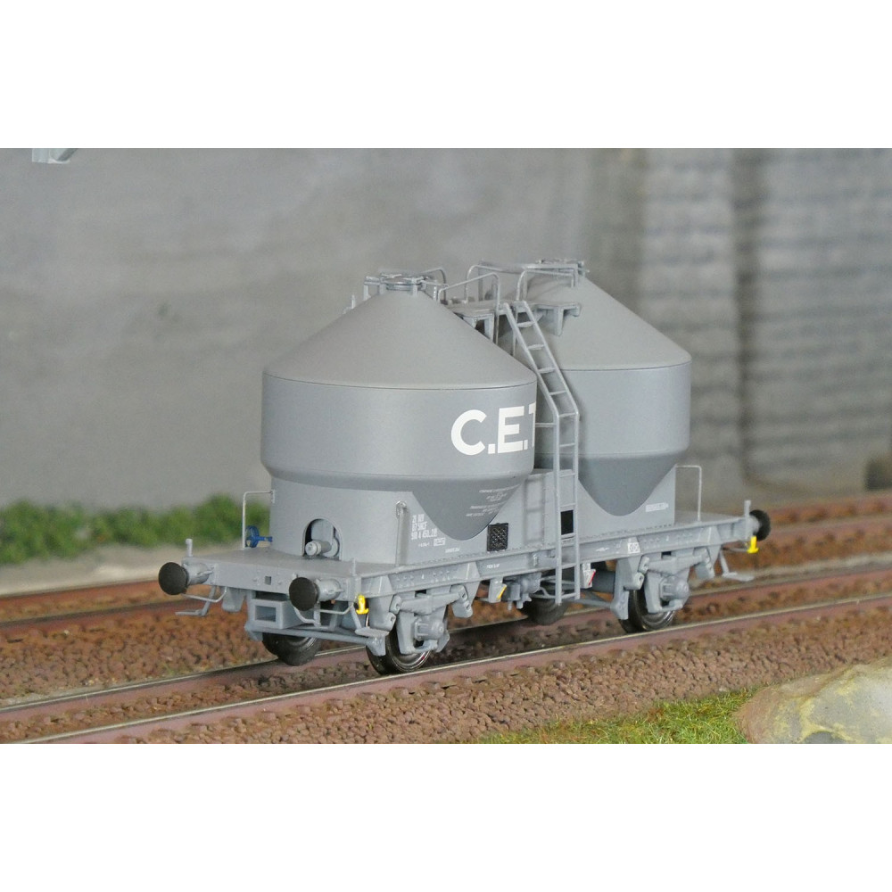 R37 HO43112 Wagons cimentier, C.E.T, ep. III Rail 37 - R37 R37_HO43112 - 1