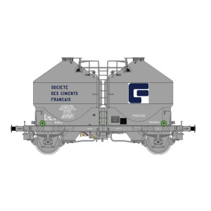 R37 HO43114 Wagons cimentier, Sté DES CIMENTS FRANCAIS, ep. IV Rail 37 - R37 R37_HO43114 - 3