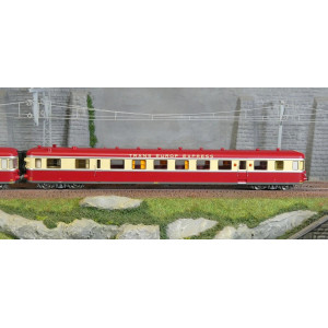 Ree Modeles MB257.S Autorail RGP 1 X 2774, rouge TEE, SNCF, NOISY, digital sonore Ree Modeles MB-257.S - 3