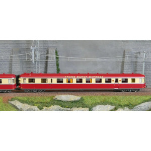 Ree Modeles MB258.S Autorail RGP 1 X 2779, rouge TEE, SNCF, LYON-VAISE, digital sonore Ree Modeles MB-258.S - 3