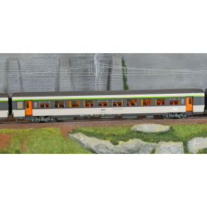 LS Models 41999 Set de 3 voitures corail VTU, SNCF, Le Montaigne, A10rtu / B11tu / B11tu, logo encadré, éclairée Ls models LSM_4