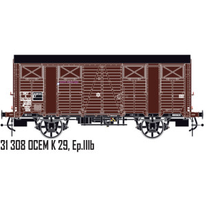 LS Models 31308 Wagon OCEM K 29, SNCF, livré brun toit noir, ep.IIIb Ls models Lsm_31308 - 1