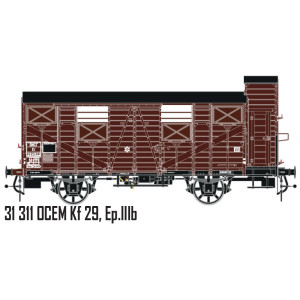 LS Models 31311 Wagon OCEM Kf 29, SNCF, livré brun toit noir et guérite, ep.IIIb Ls models Lsm_31311 - 1