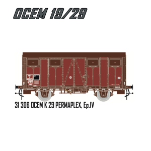 LS Models 31306 Wagon OCEM K 29 PERMAPLEX, SNCF, livré rouge, ep.IV Ls models LSM_31306 - 3