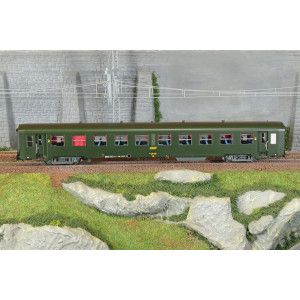 R37 HO42508 Voiture voyageurs USI, B10t, bogies Y16, chauffage autonome Avialex, Batignolles, éclairée Rail 37 - R37 R37_HO42508