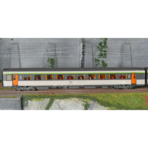 LS Models 41998 Set de 3 voitures corail VTU, SNCF, Le Montaigne, B5rtux / A10rtu / B11rtu, logo encadré, éclairée Ls models LSM