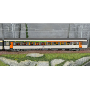 LS Models 41998 Set de 3 voitures corail VTU, SNCF, Le Montaigne, B5rtux / A10rtu / B11rtu, logo encadré, éclairée Ls models LSM