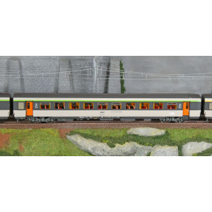 LS Models 41999 Set de 3 voitures corail VTU, SNCF, Le Montaigne, A10rtu / B11tu / B11tu, logo encadré, éclairée Ls models LSM_4