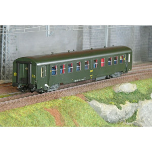 R37 HO42514 Voiture voyageurs USI, B10t, bogies Y24, chauffage autonome Avialex, Batignolles, éclairée Rail 37 - R37 R37_HO42514