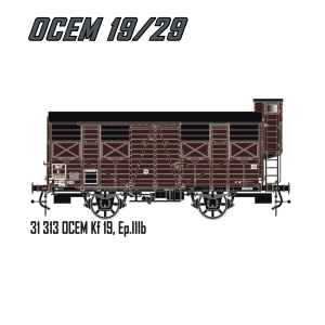 LS Models 31313 Wagon OCEM Kf 19, SNCF, livré brun toit noir et guérite, ep.IIIb Ls models LSM_31313 - 3