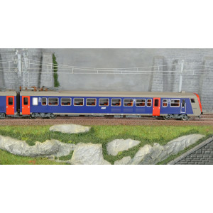 Piko 96533 Autorail électrique SNCF, Z2 Z 9600, livrée origine, logo casquette, digital sonore Piko Piko_96533 - 4