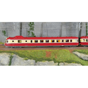 Ree Modeles MB257 Autorail RGP 1 X 2774, rouge TEE, SNCF, NOISY Ree Modeles MB-257 - 2
