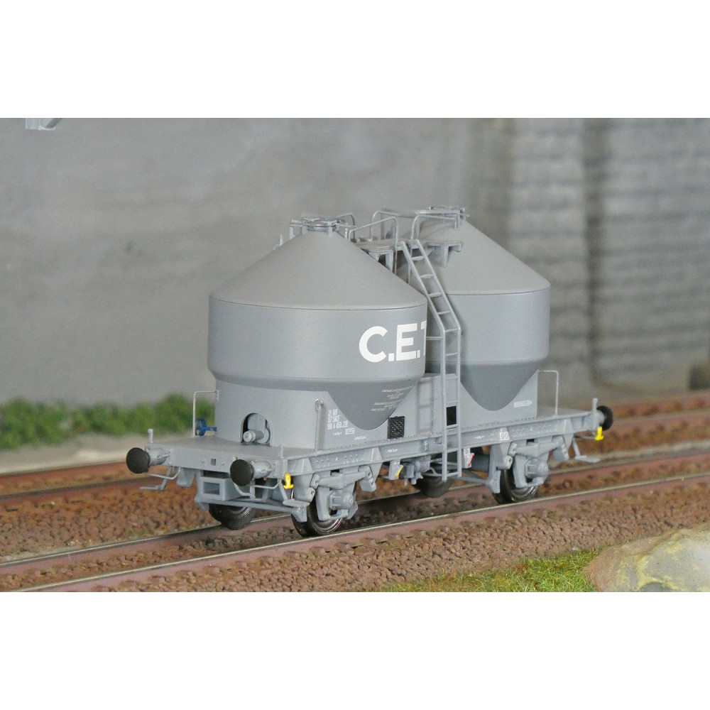 R37 HO43112 Wagons cimentier, C.E.T, ep. III Rail 37 - R37 R37_HO43112 - 1