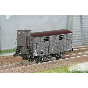 LS Models 31313 Wagon OCEM Kf 19, SNCF, livré brun toit noir et guérite, ep.IIIb Ls models LSM_31313 - 1