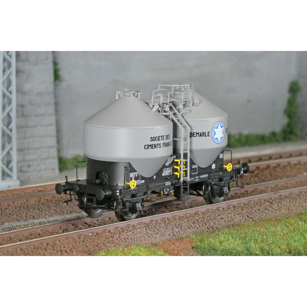 R37 HO43117 Wagons cimentier, DEMARLE LONQUETY, ep. III Rail 37 - R37 R37_HO43117 - 1