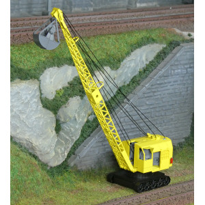 Ree Modeles CB159 Grue BONDY sur chenille jaune Ree Modeles CB-159 - 1