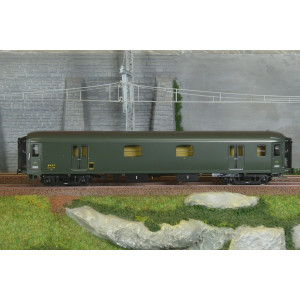 Ls Models 31205 Fourgon Dd4myi, SNCF, 130km/h, vert, châssis noir, toit noir, éclairage Ls models Lsm_31205 - 2