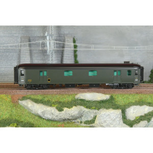 Ls Models 31206 Fourgon Dd4myi, SNCF, 140km/h, vert, châssis noir, toit vert, éclairage Ls models Lsm_31206 - 2