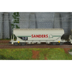 Coffret de 2 wagons trémies céréaliers à 4 essieux, SNCF « SANDERS » - Jouef HJ6312 Jouef HJ6312 - 2