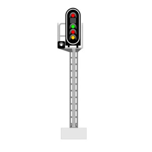 Signal SNCF type C, 5 feux (rouge/vert/rouge/jaune/blanc), MAFEN 913205 MAFEN MAFEN_913205 - 1